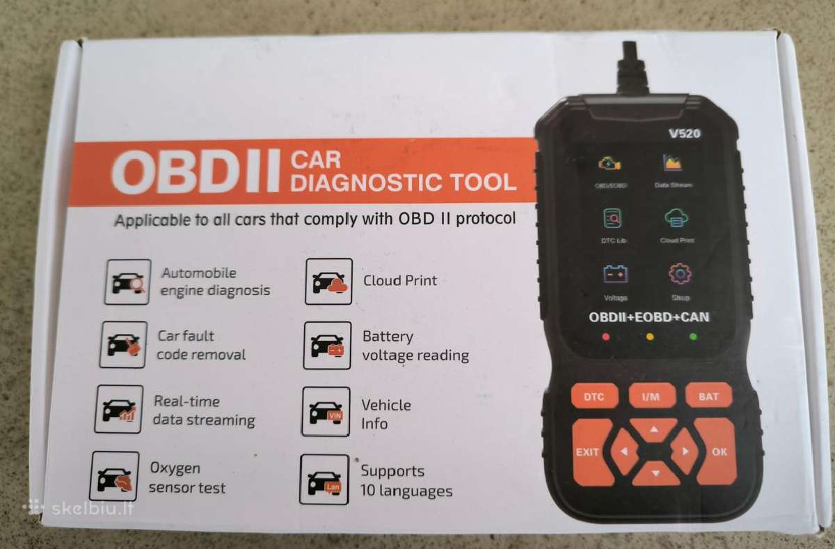 Naujas profesonalus Obd II skaneris