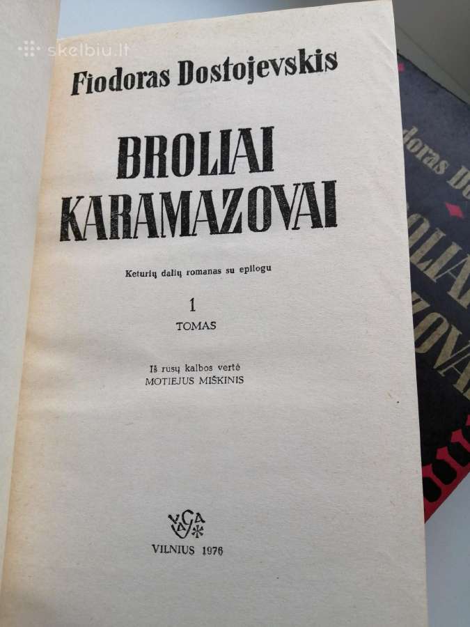Dostojevskio Broliai Karamazovai I II tomai - nuotraukos Nr. 2