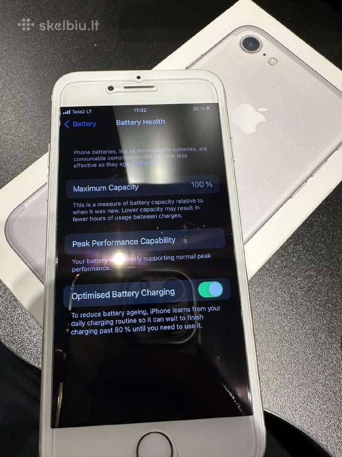 iPhone 7 100% baterija - nuotraukos Nr. 3
