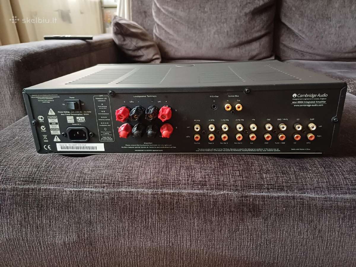 Cambridge audio azur 650a - nuotraukos Nr. 3