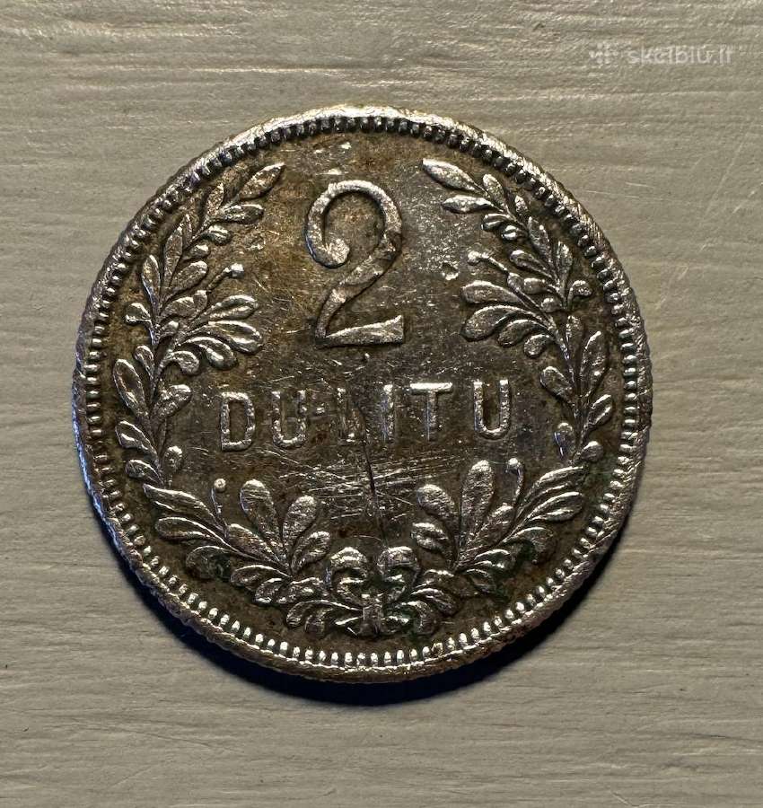 1925 m. - 2 litai - sidabras