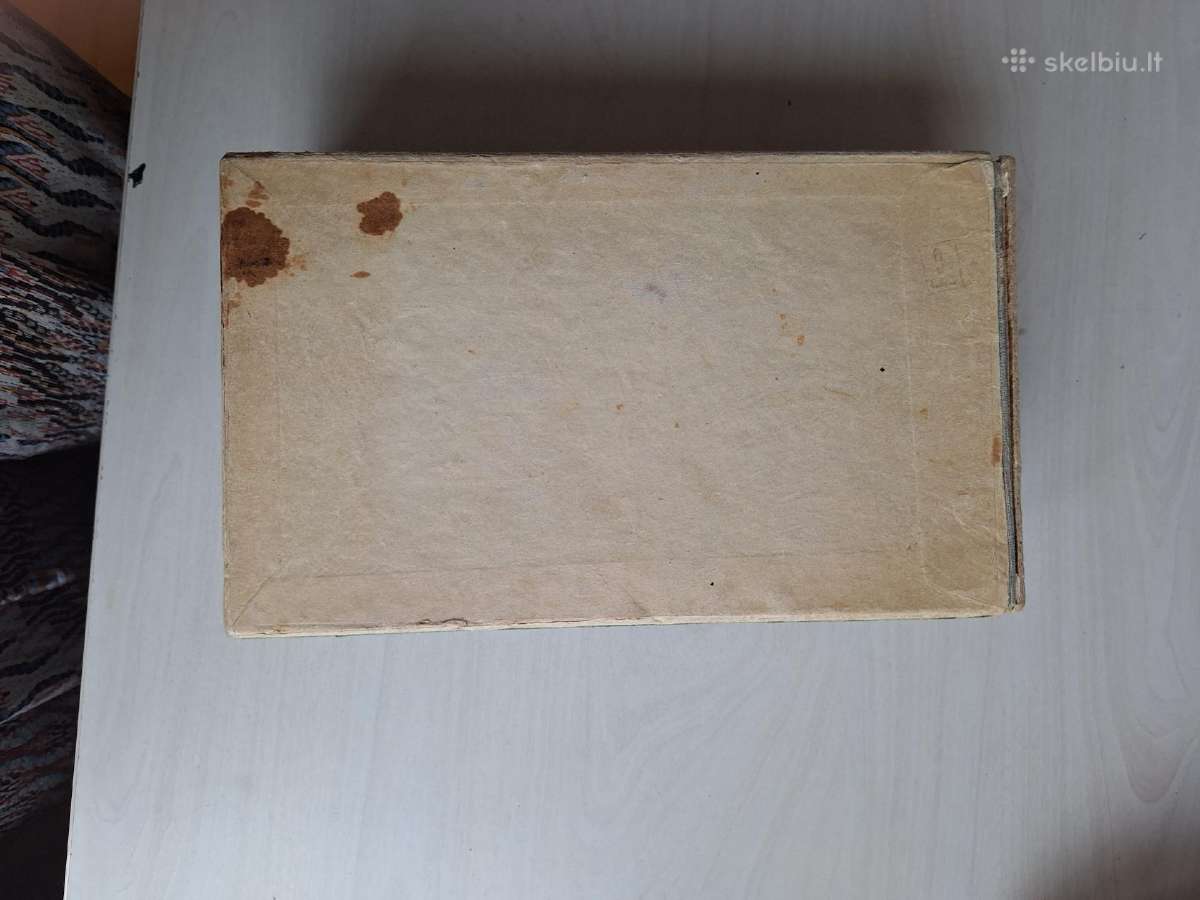 Vintažinė kartoninė dėžutė dokumentams - nuotraukos Nr. 5