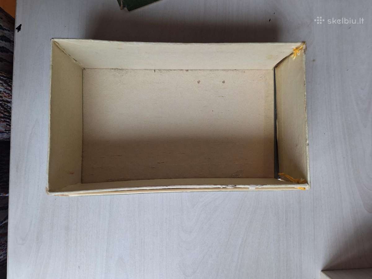 Vintažinė kartoninė dėžutė dokumentams - nuotraukos Nr. 7