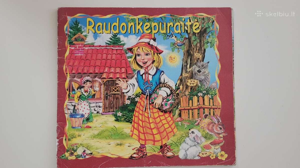Knygelė vaikams Raudonkepuraitė