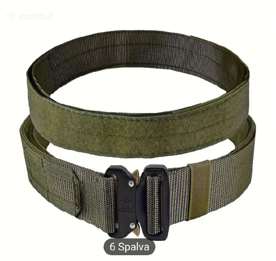 Taktinis, kareiviškas, airsoft diržas - nuotraukos Nr. 3