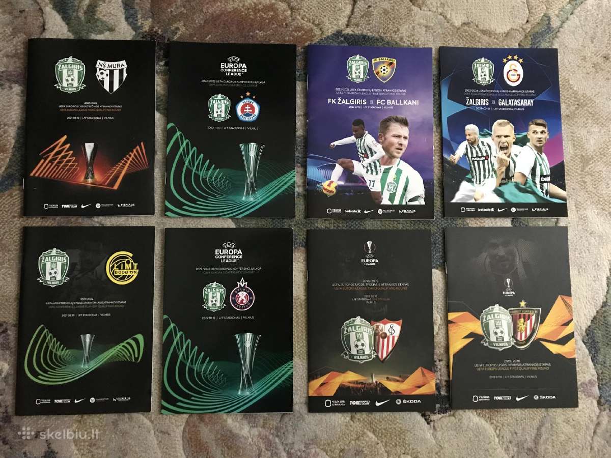 Futbolo klubų bei rinktinių programų kolekcija
