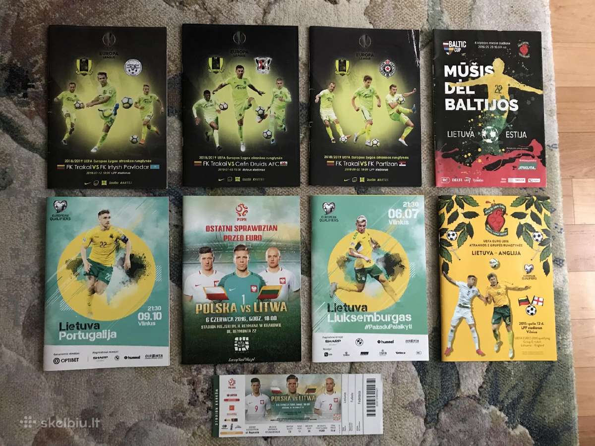 Futbolo klubų bei rinktinių programų kolekcija - nuotraukos Nr. 2