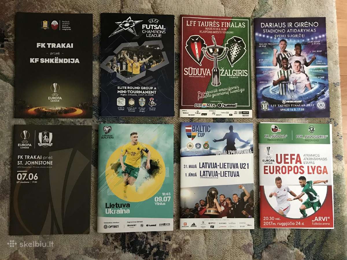 Futbolo klubų bei rinktinių programų kolekcija - nuotraukos Nr. 3