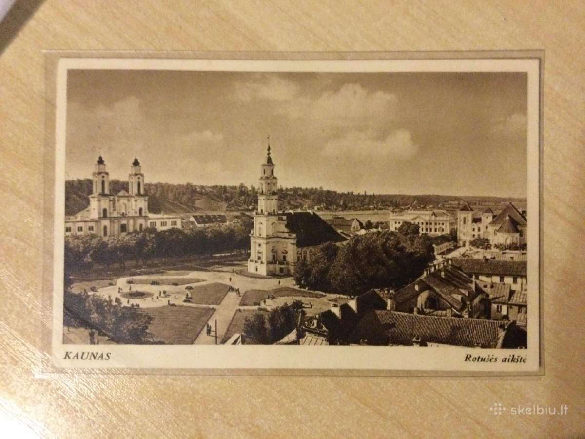 Kaunas sena atvirutė su reicho ženklu