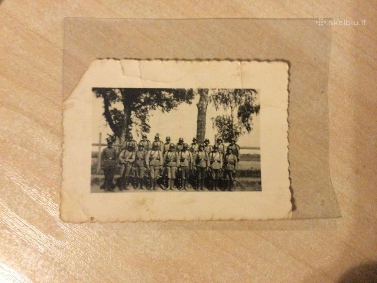 Sena foto Lietuvos kareiviu