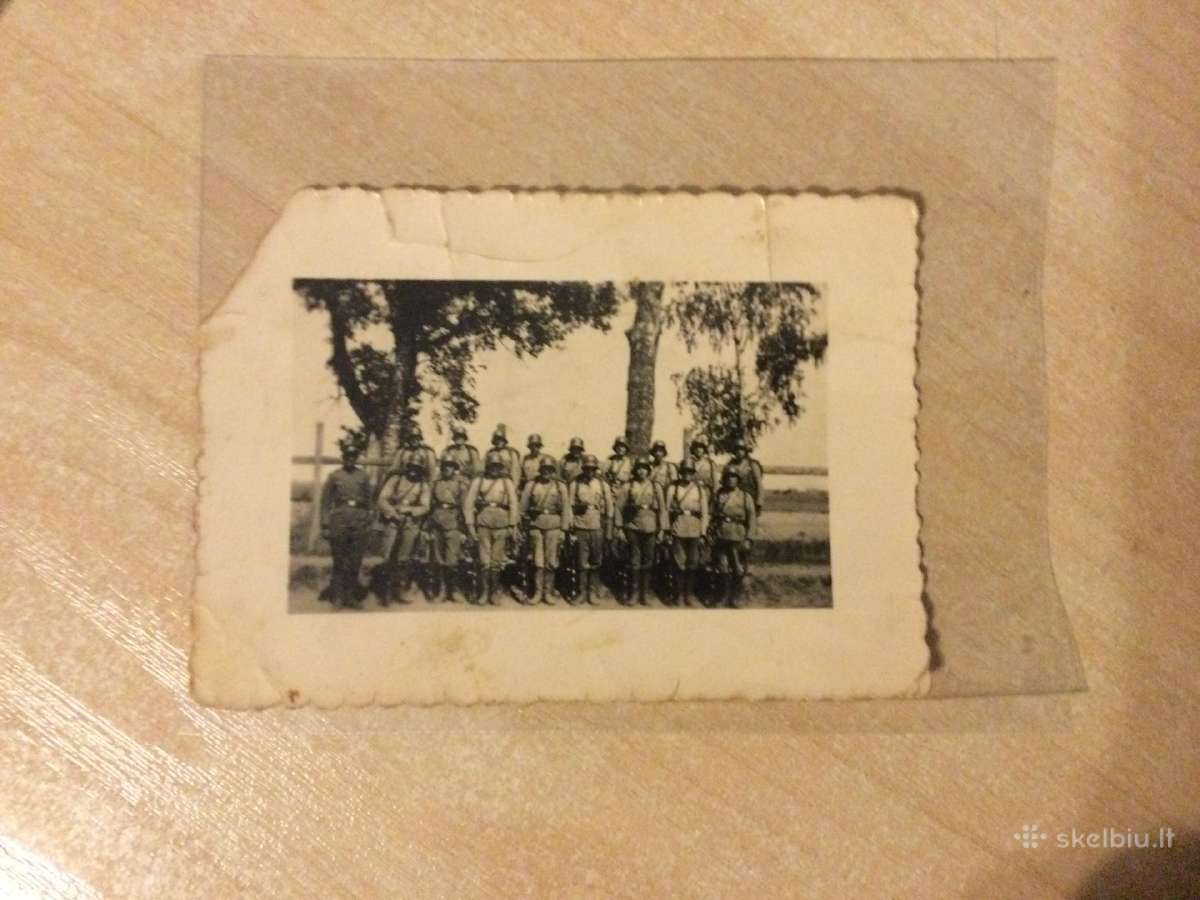 Sena foto Lietuvos kareiviu