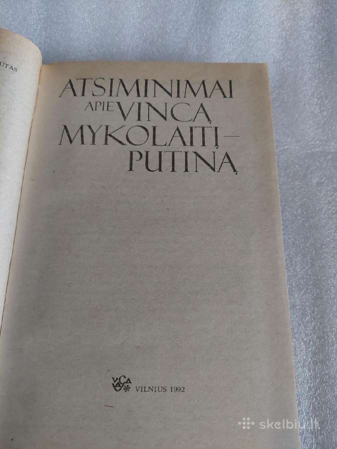 Atsiminimai apie Vincą Mykolaitį Putiną - nuotraukos Nr. 2