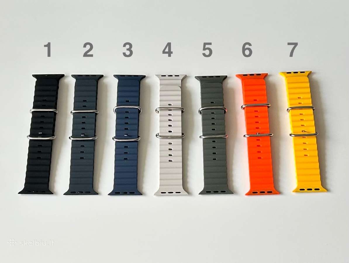 Apple watch Ultra ocean apyrankės - nuotraukos Nr. 3