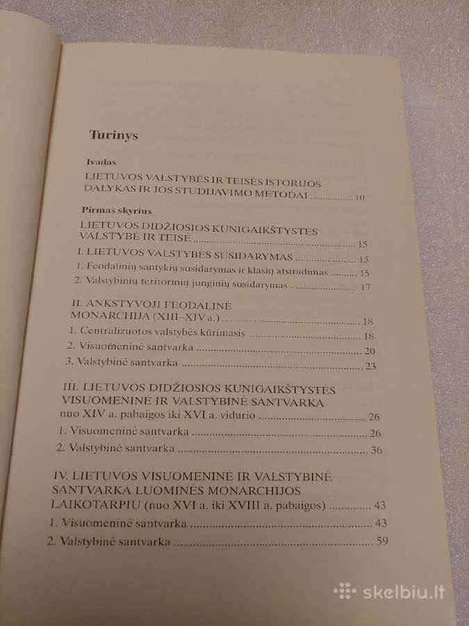 Lietuvos valstybės ir teisės istorija - nuotraukos Nr. 3