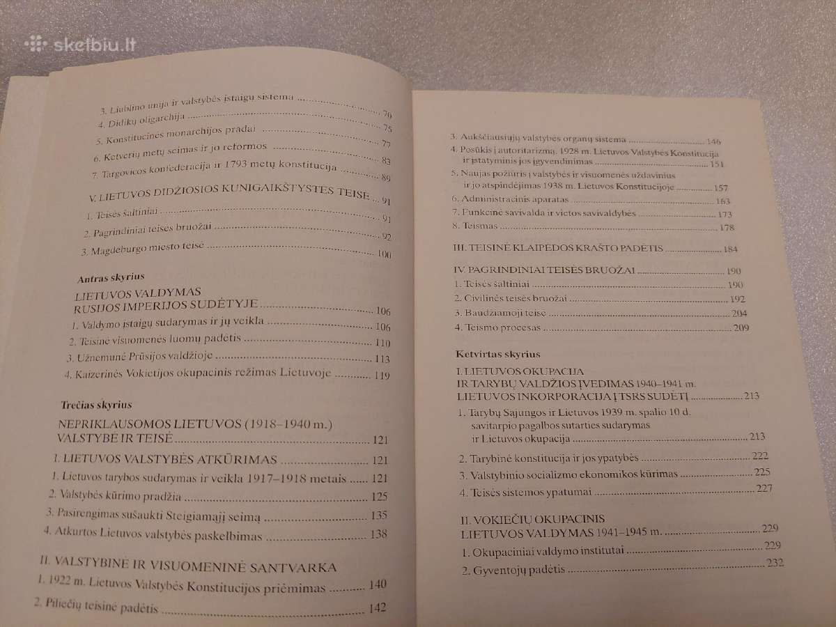 Lietuvos valstybės ir teisės istorija - nuotraukos Nr. 4