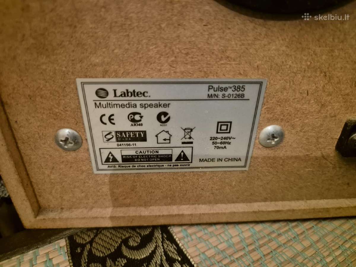 Garso koloneles."labtec". - nuotraukos Nr. 5