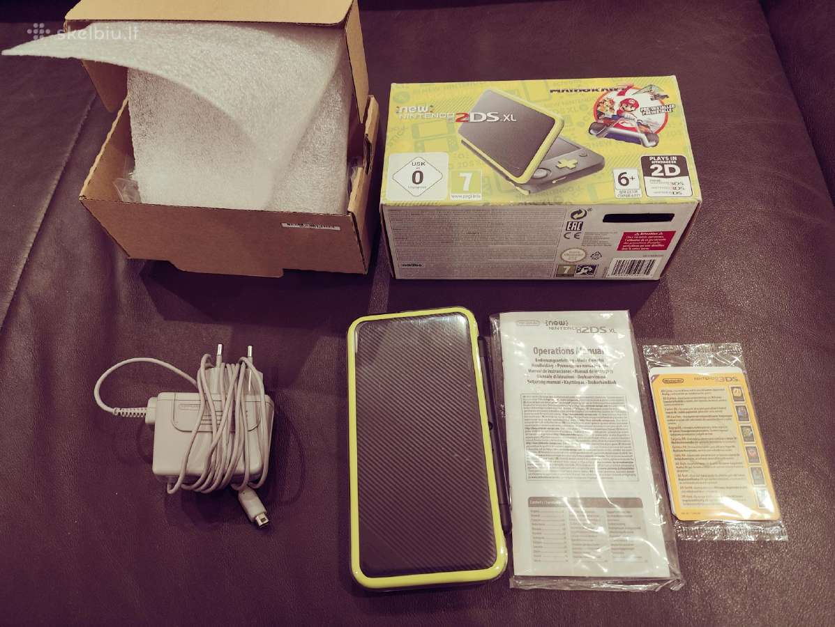 Parduodamas New 2ds XL Black Lime - nuotraukos Nr. 2