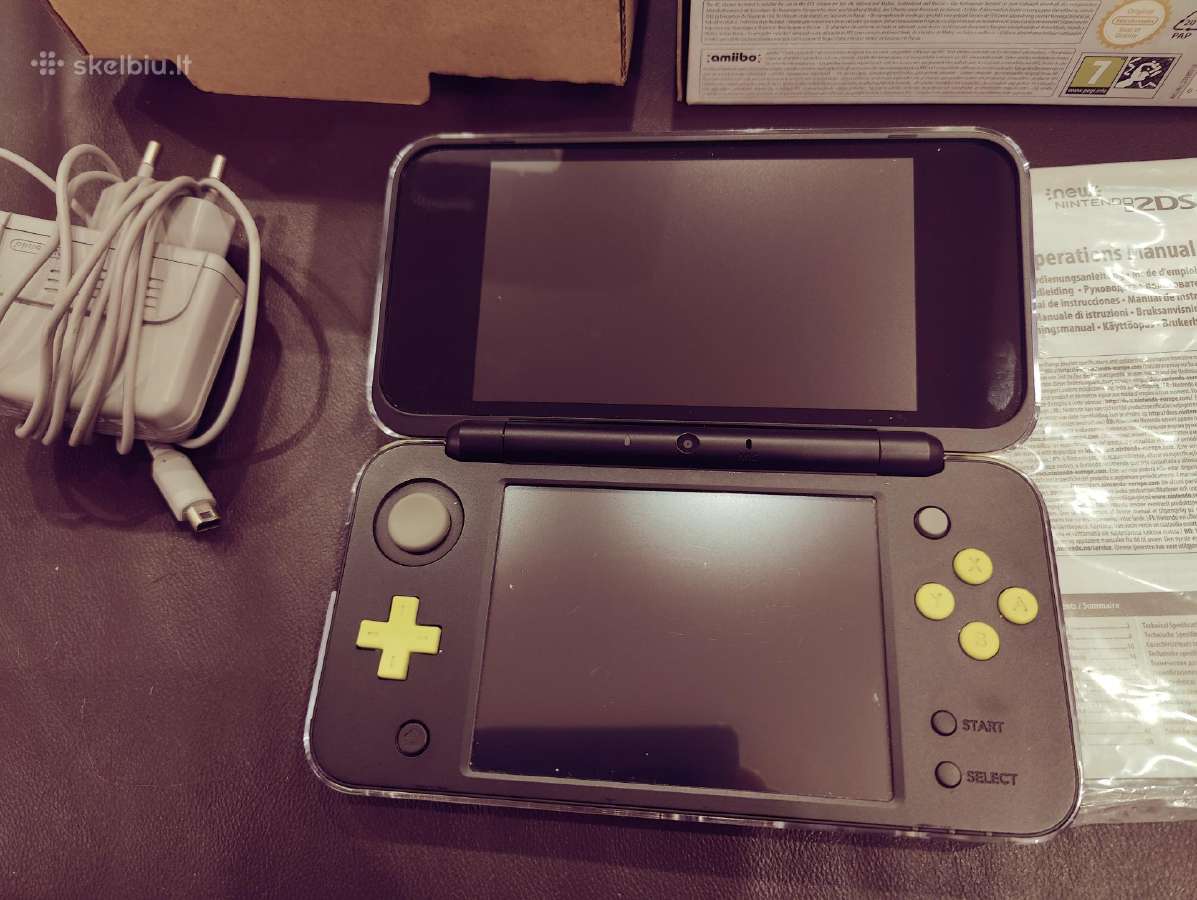 Parduodamas New 2ds XL Black Lime - nuotraukos Nr. 3