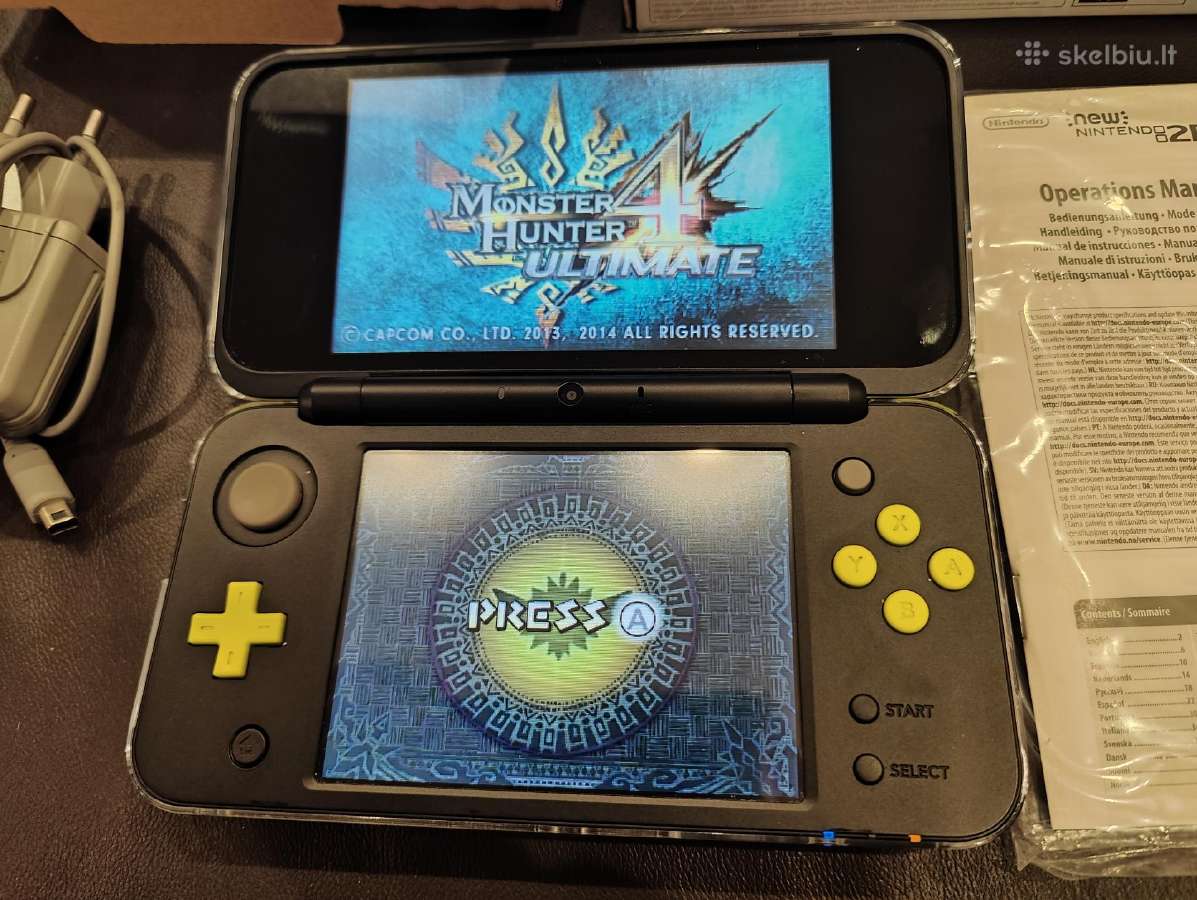 Parduodamas New 2ds XL Black Lime - nuotraukos Nr. 5