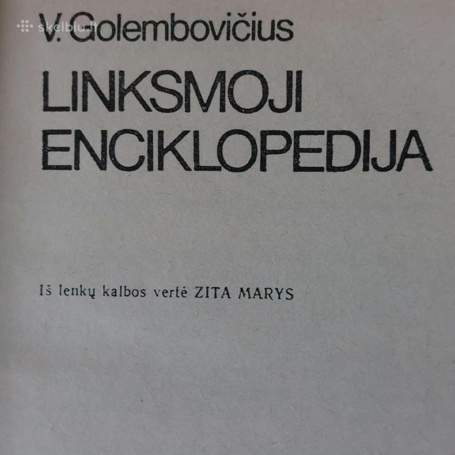V. Golembovičius - " Linksmoji Enciklopedija " - nuotraukos Nr. 6