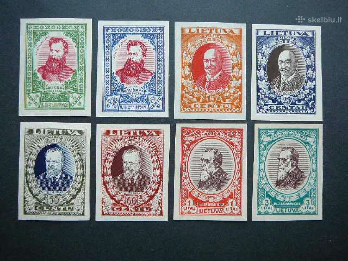 Lietuva 1933 Septyndieniai Mlh lit356/3bs