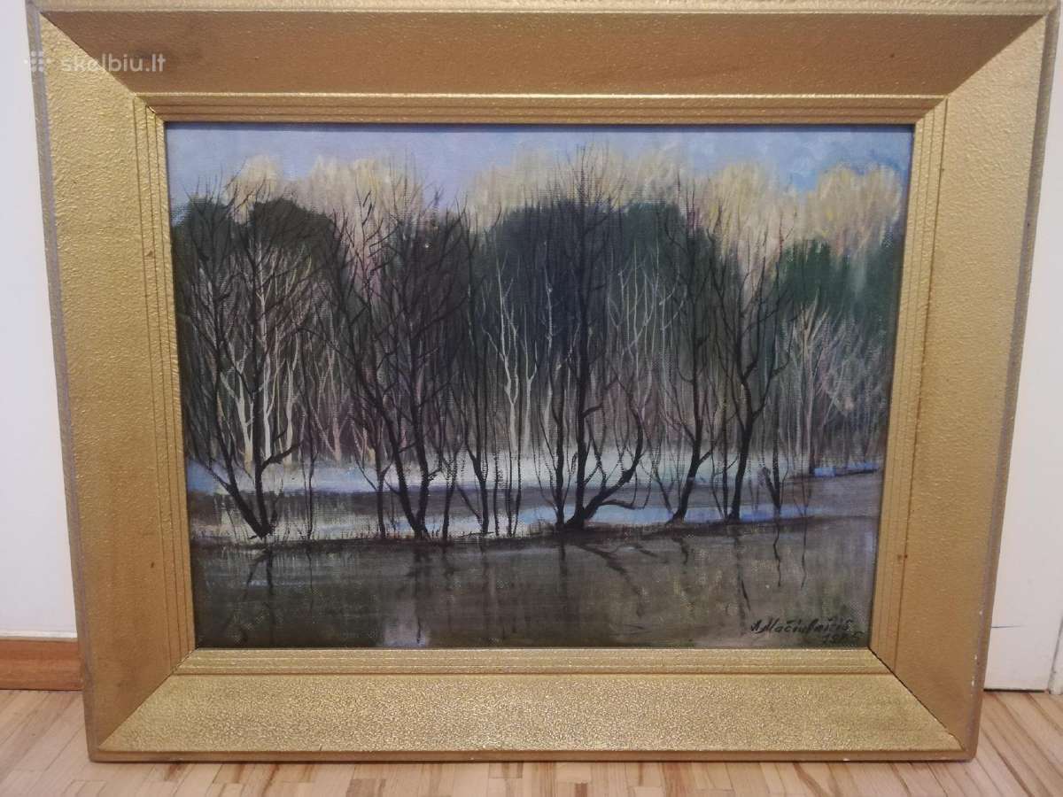 A. Mačiulaitis. Potvynis pavasarį. 1985 m