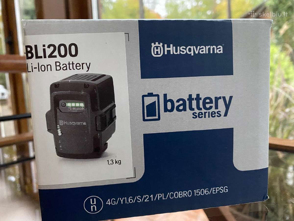 Ličio jonų baterija Bli200 Husqvarna