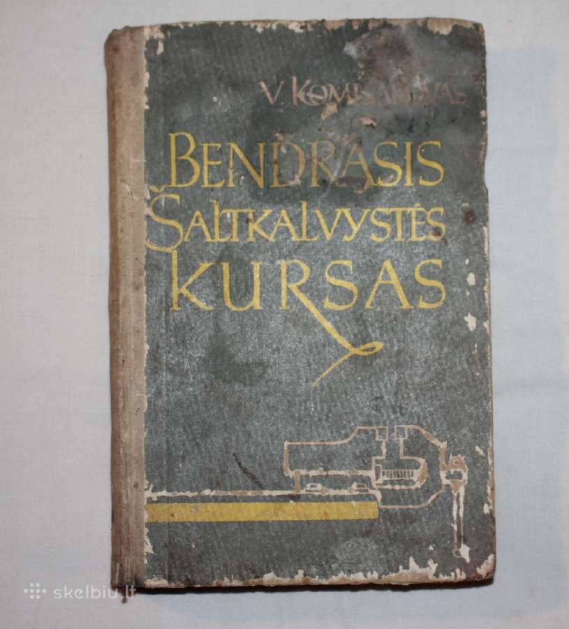 Bendrasis šaltkalvystės kuRSas knyga 1960 m.