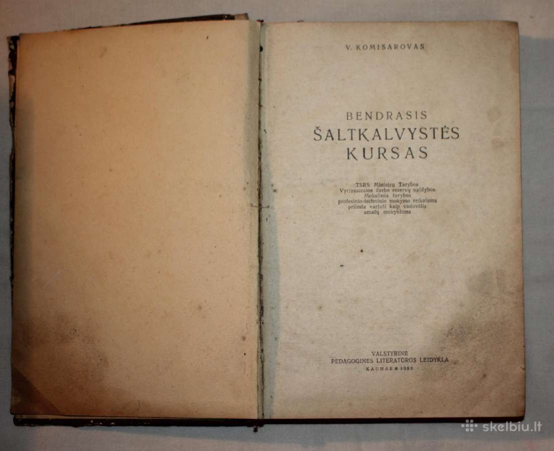 Bendrasis šaltkalvystės kuRSas knyga 1960 m. - nuotraukos Nr. 4