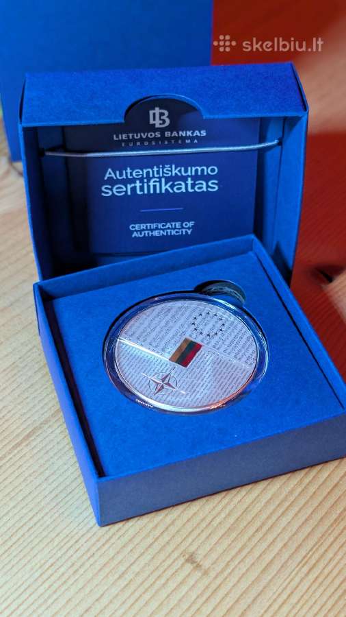 Moneta, skirta Nato narystei pažymėti - nuotraukos Nr. 3