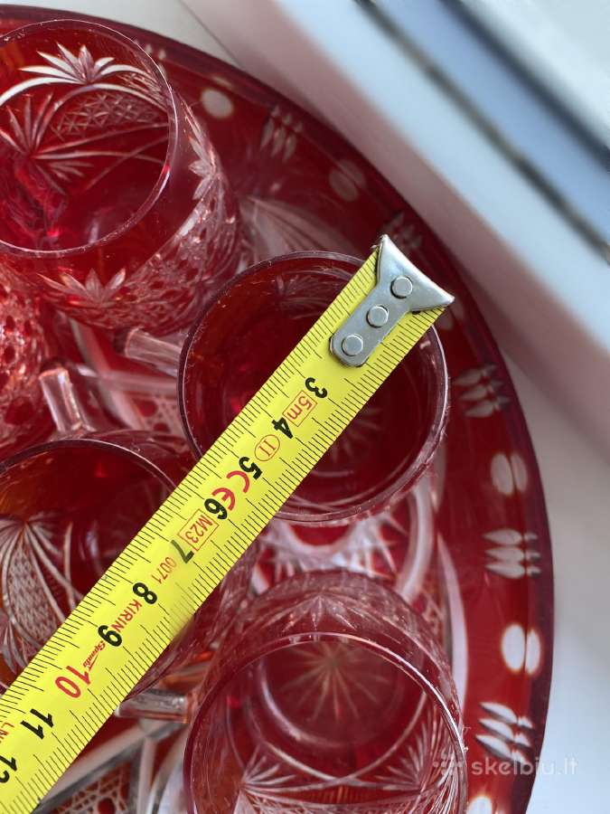 Krištolinis punšo rinkinys (6 asm.) - nuotraukos Nr. 6