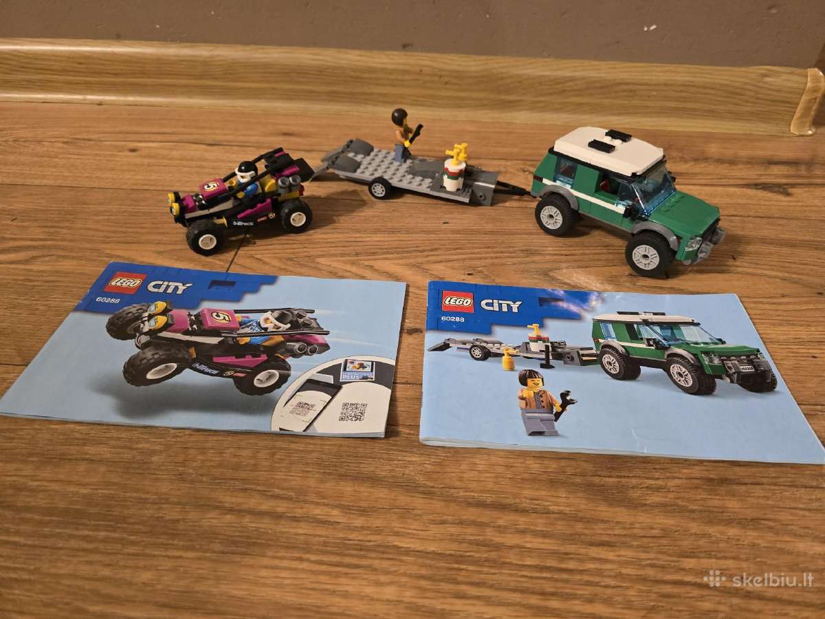 Lego 60288 lenktyninio bagio transporteris
