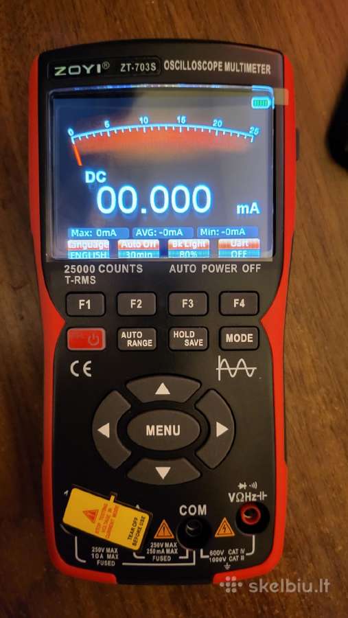 Osciloskopai Zt703s 3in1, Winapex 810b ir Fnirsi - nuotraukos Nr. 2