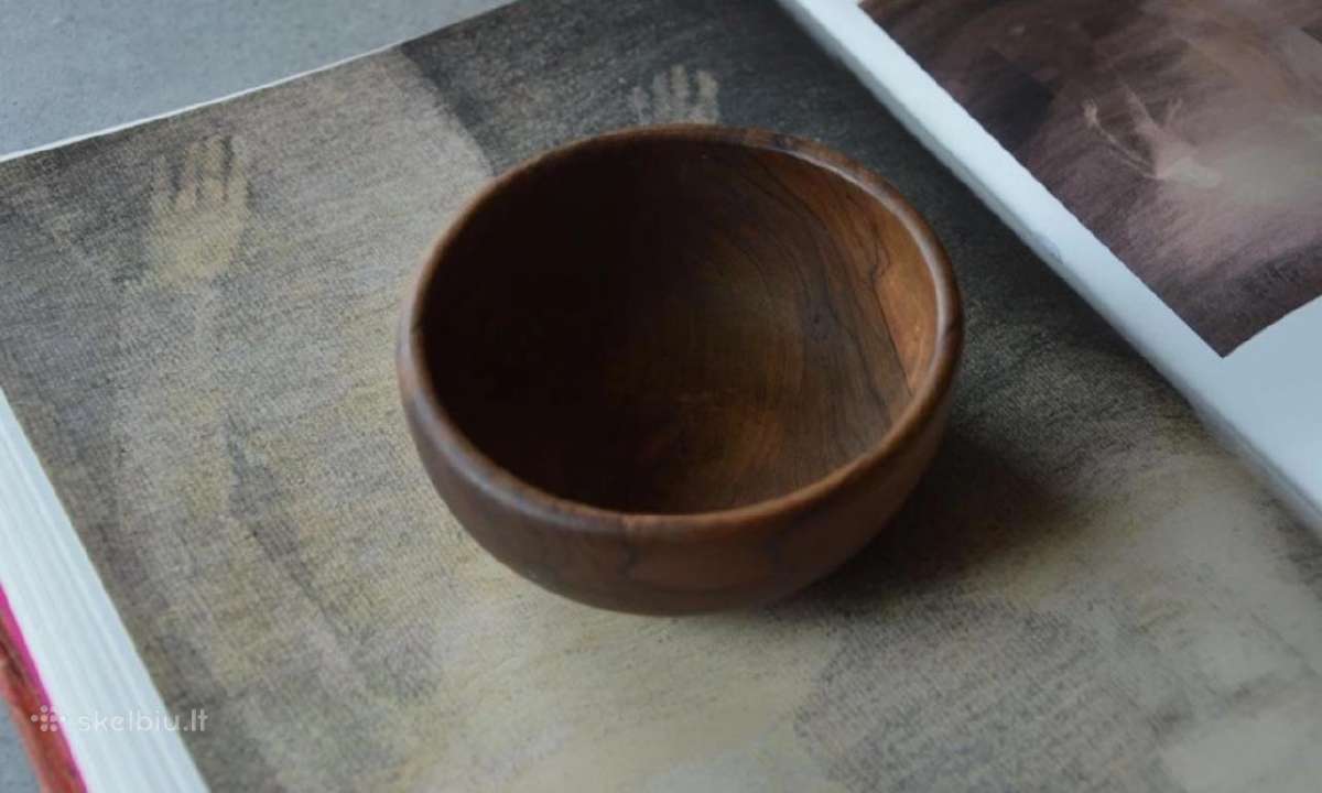 Vintage Mid Century medžio dubuo