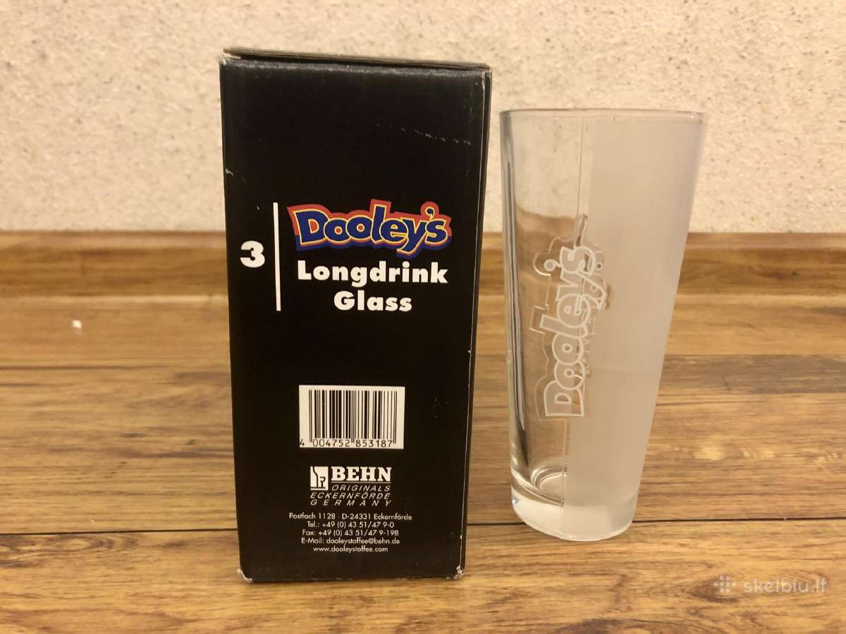 Dooley's firminės stiklinės 3 vnt. rinkinys - nuotraukos Nr. 2