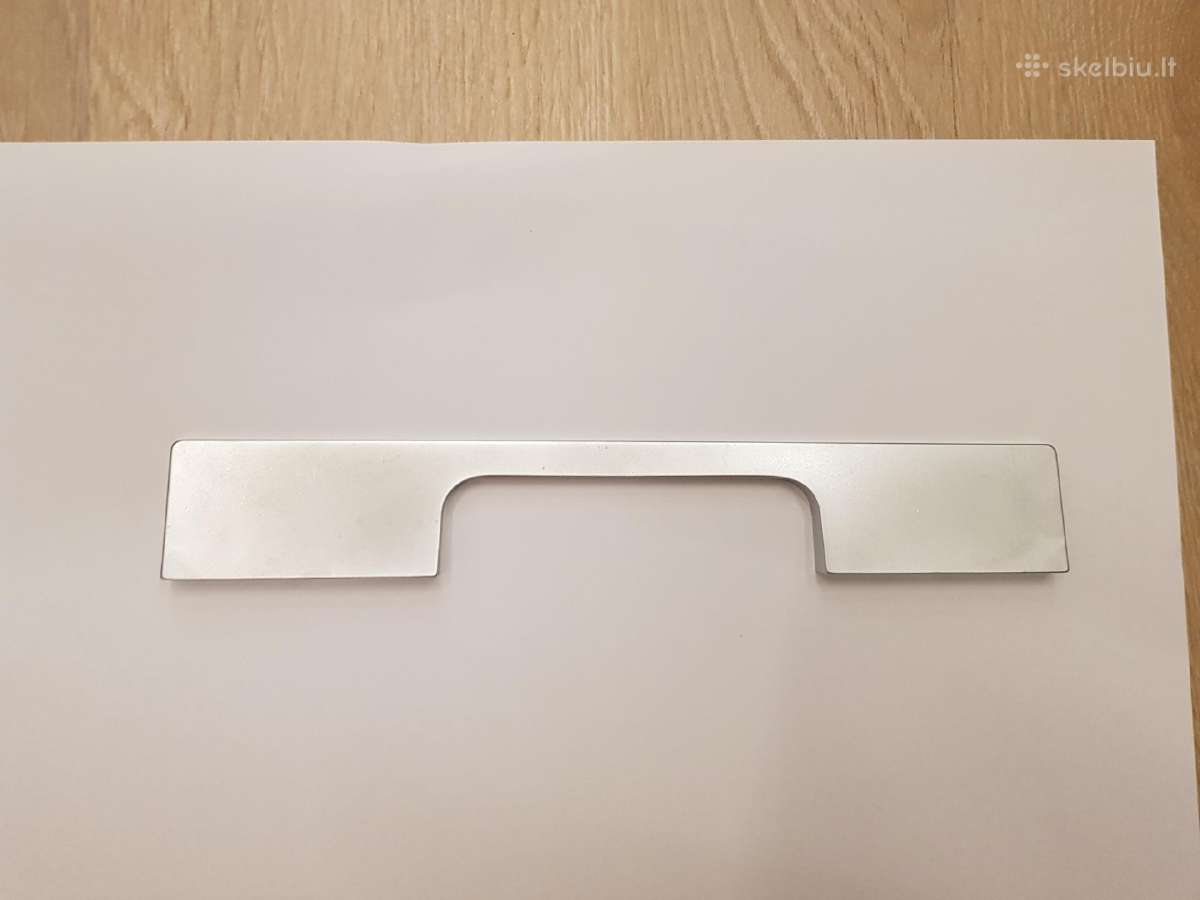 Rankenėlės baldams metalinės pilko chromo matinės - nuotraukos Nr. 3