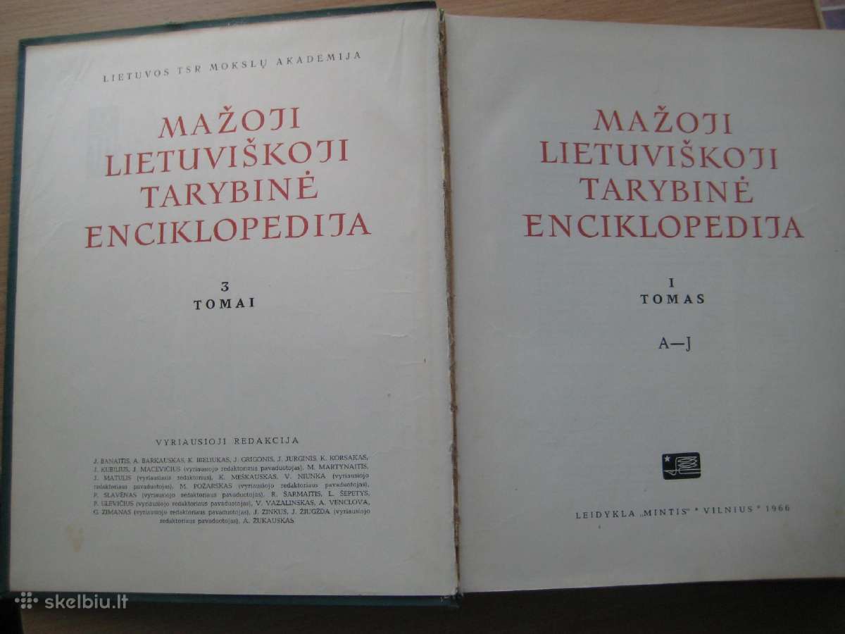 Mažoji lietuviškoji tarybinė enciklopedija 1966 m. - nuotraukos Nr. 4