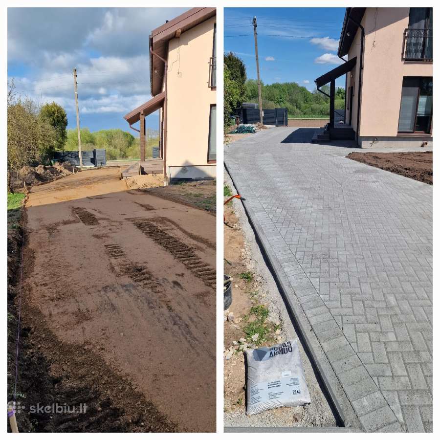 Kokybiškas trinkelių klojimas