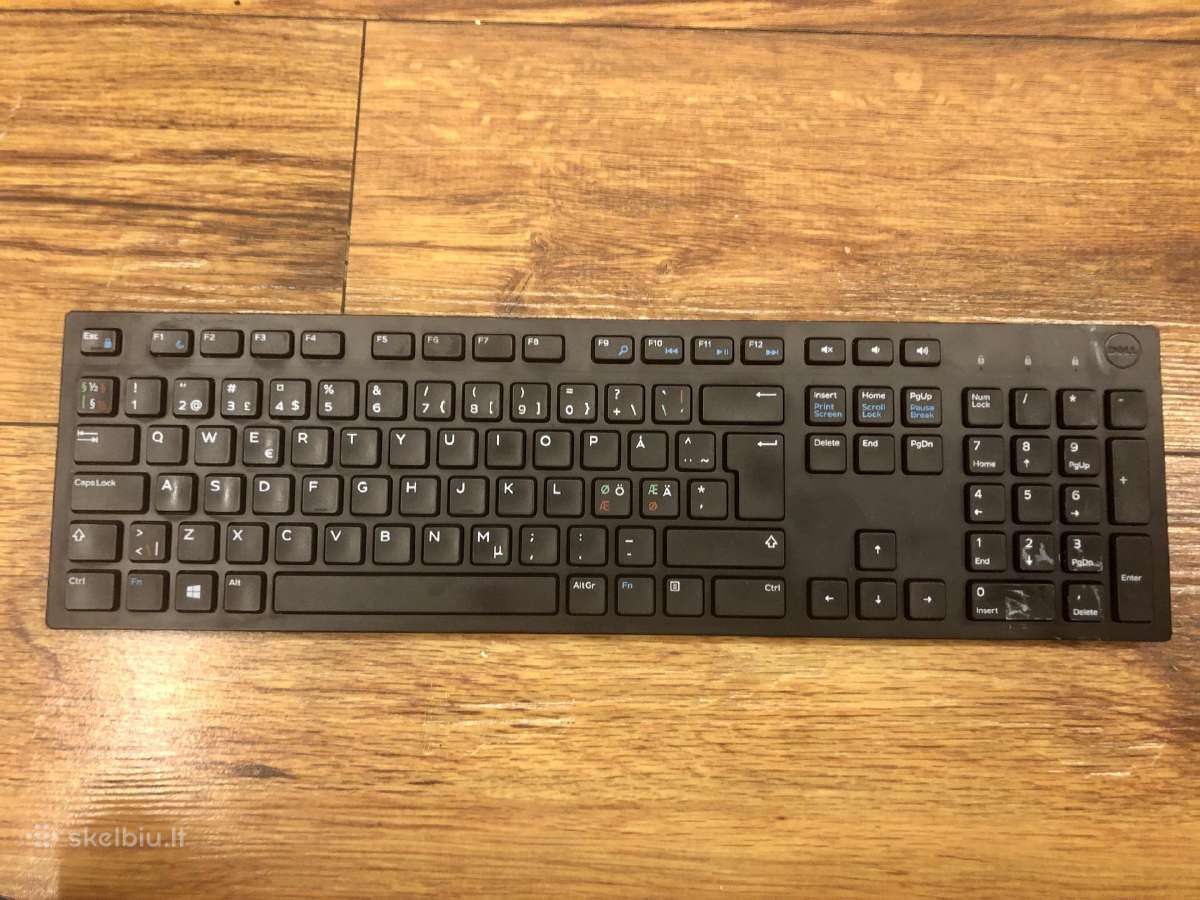 Dell Wk636p belaidė klaviatūra be receiverio
