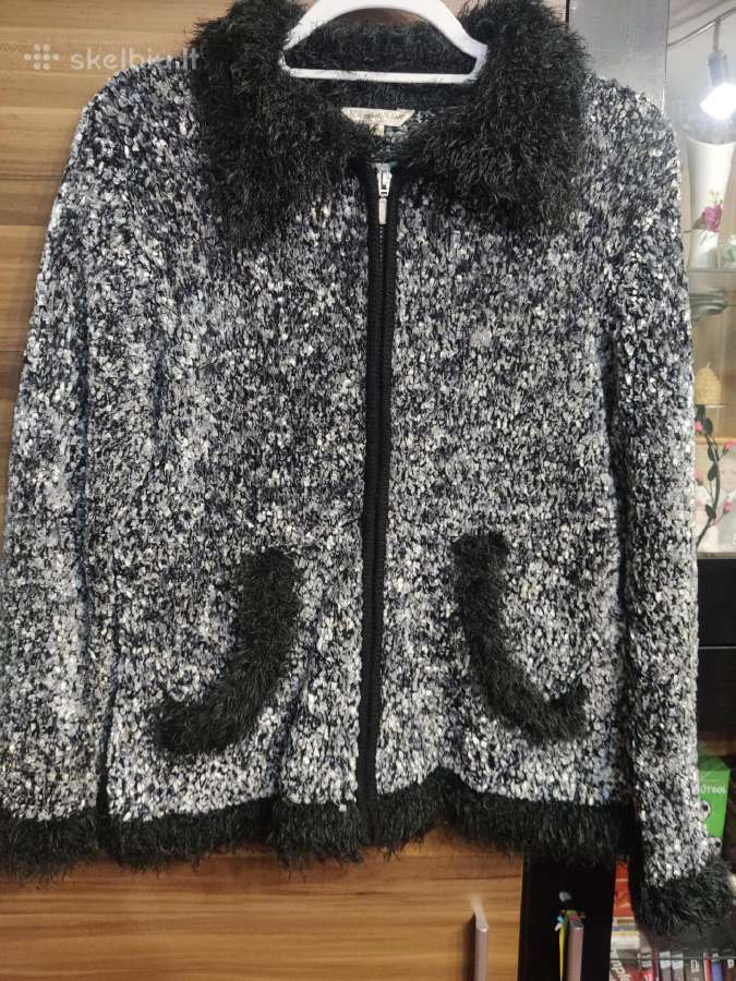 Megztinis su užtrauktuku ir kišenėmis M/l - nuotraukos Nr. 2