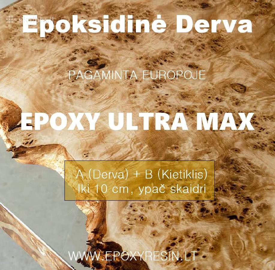 Epoksidinė derva iš Vokietijos: 1cm, 2cm, 5cm - nuotraukos Nr. 11