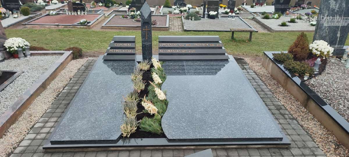 Paminklai, granito plokštės,akmens apdailos darbai - nuotraukos Nr. 4