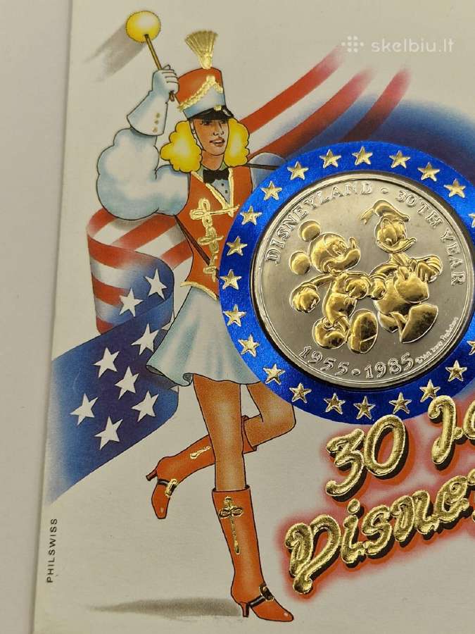 Moneta-medalis 1985 m., 30 Jahre Disneyland - nuotraukos Nr. 4