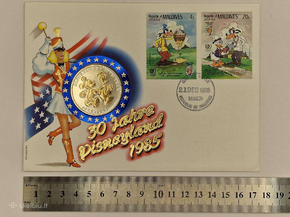 Moneta-medalis 1985 m., 30 Jahre Disneyland - nuotraukos Nr. 2