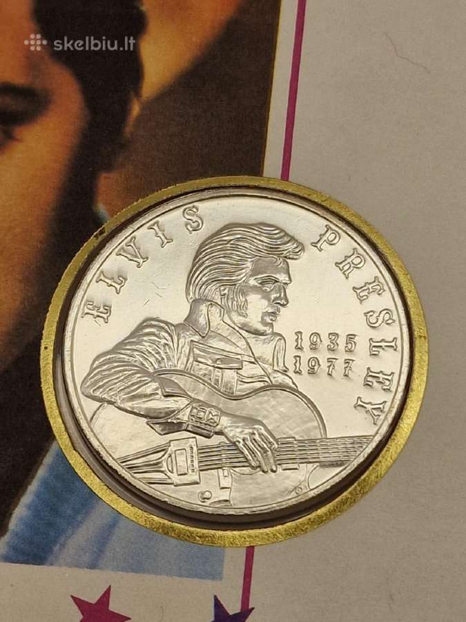 Pasidabruotas medalis Elvis Presley, 1988m. - nuotraukos Nr. 7