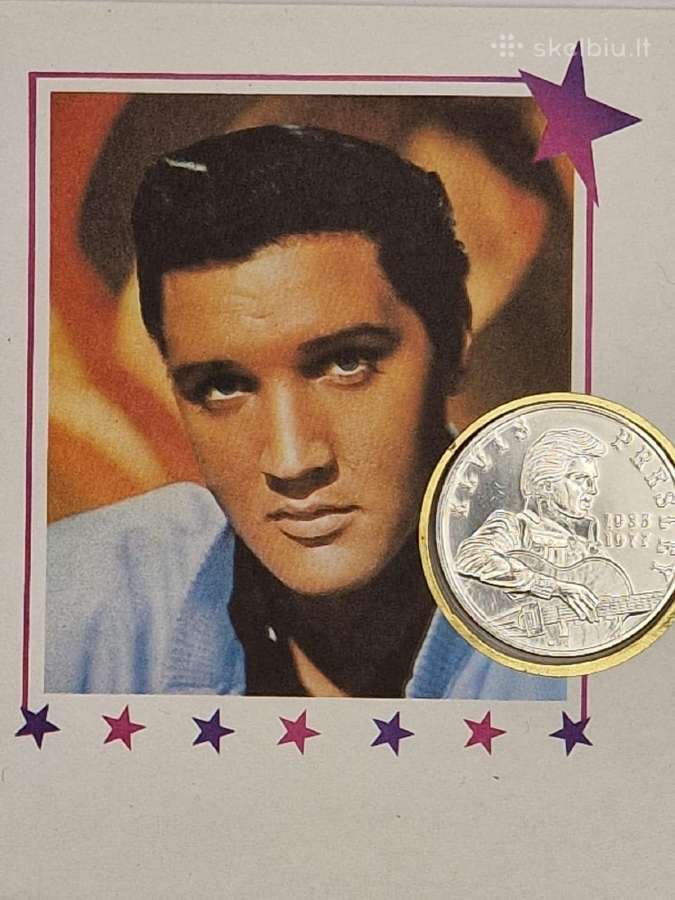 Pasidabruotas medalis Elvis Presley, 1988m.