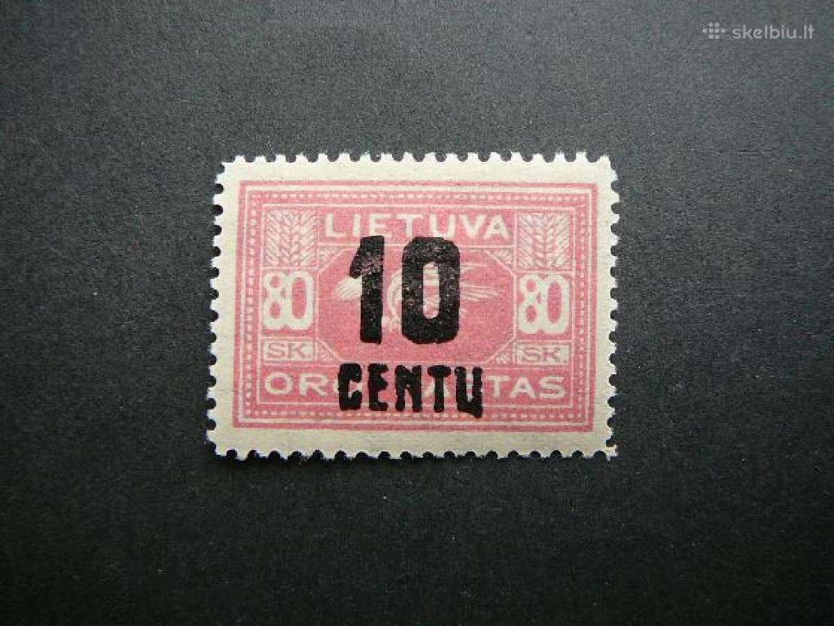 Lietuva 1922 Oro pastas svarus lit179s
