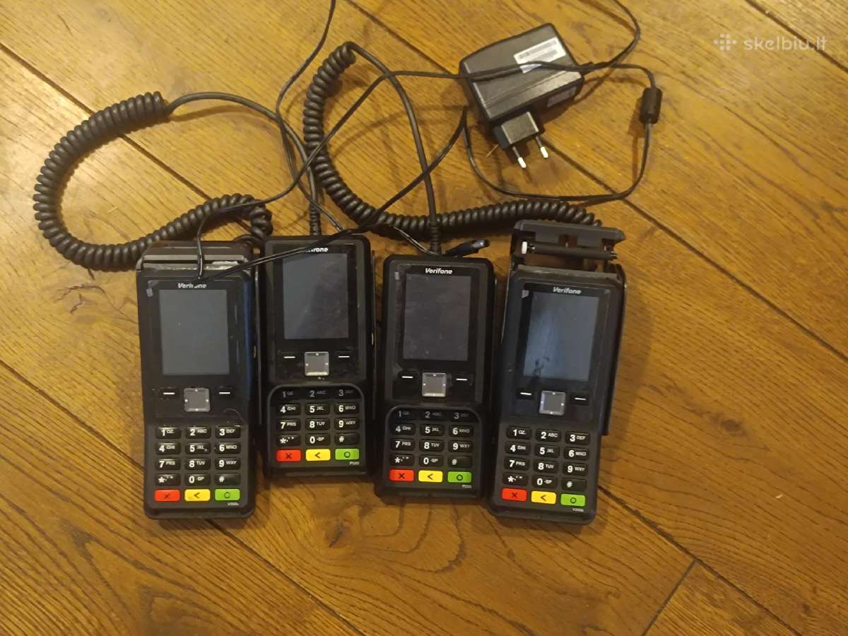 Korteliu skaitutuvai kasos komplektas verifone - nuotraukos Nr. 2
