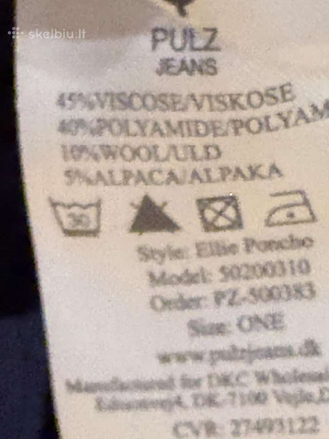 Tamsiai mėlynas Pulz megztukas /užmestukas - nuotraukos Nr. 9