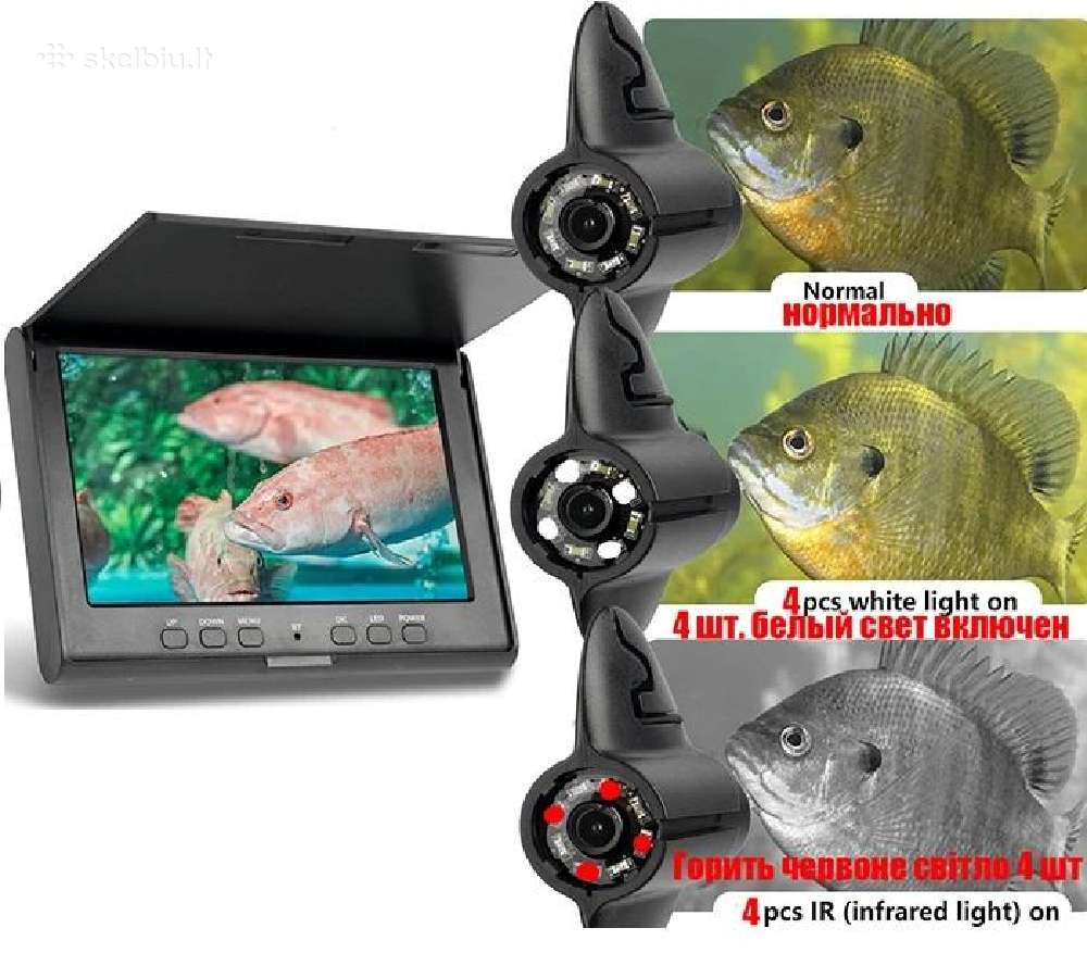 Povandenine kamera ir monitorius 7 žvejybai Rec - nuotraukos Nr. 2
